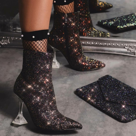 Dolls Kill Shoes - 𝙉𝙀𝙒 𝙄𝙉🖤Midnight Kiss Pyramid Heel - MERMAID